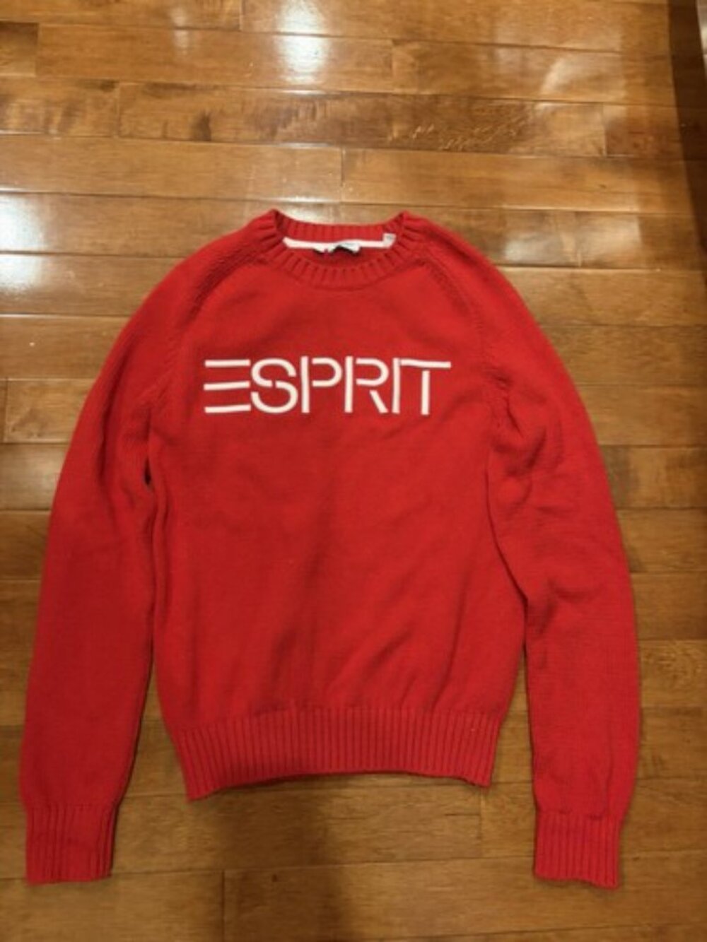 ESPRIT Embroidered Sweater, Red, Size Large, Vintage